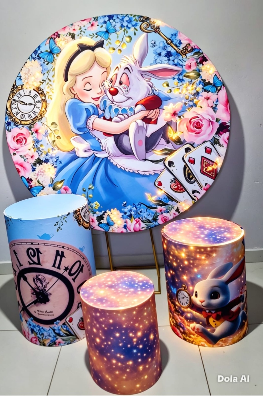 Kit Alice No País das Maravilhas - ARTELIÊ886