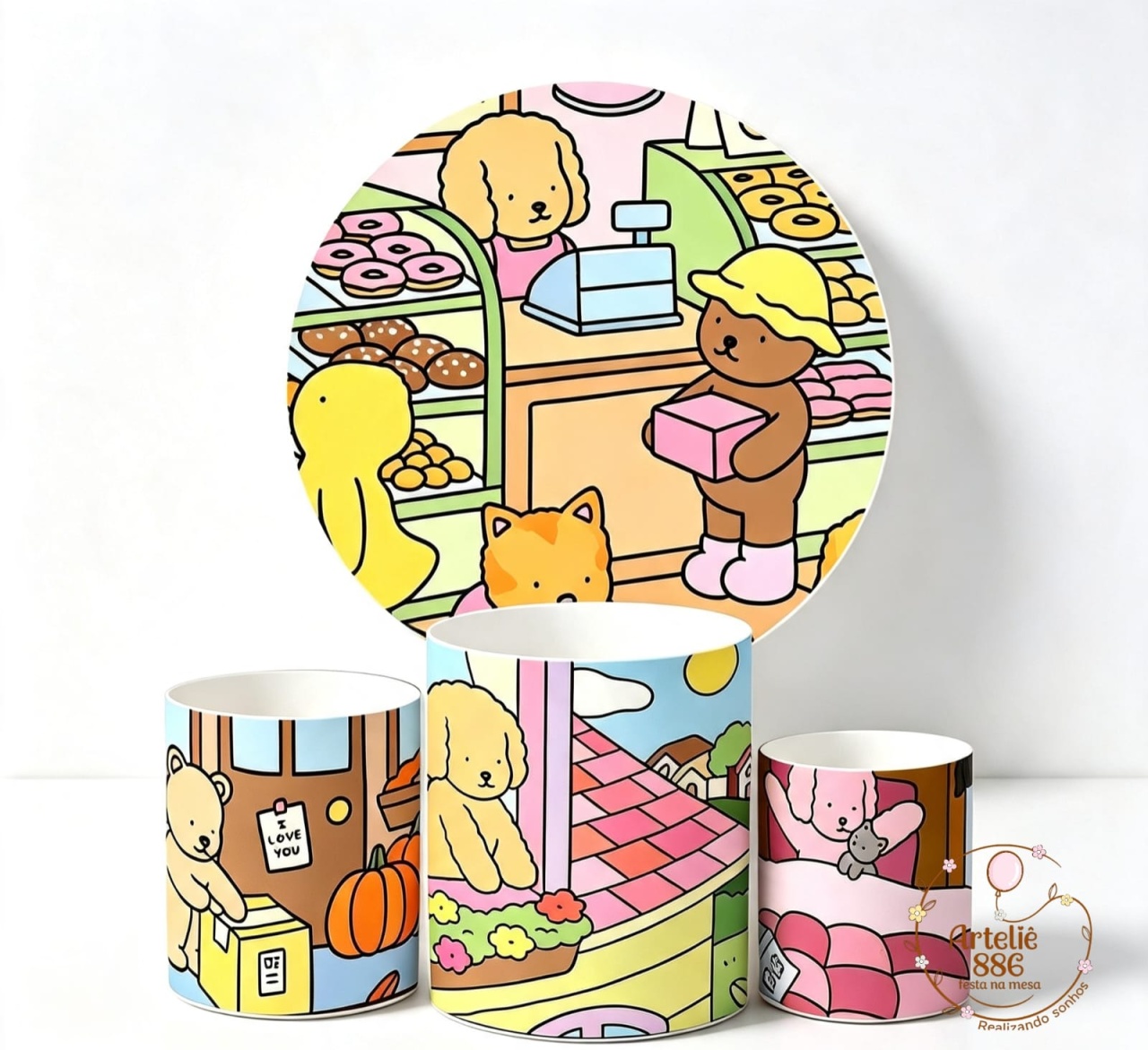 Kit Bobbie Goods Colorido 2 - ARTELIÊ886