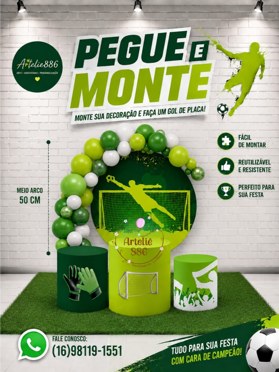 Kit Futebol - ARTELIÊ886