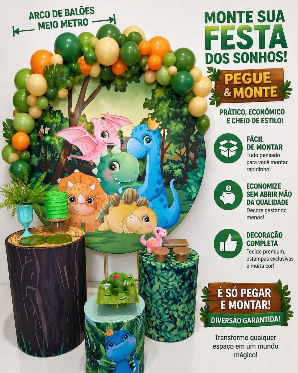 Kit Dinossauro Cut - ARTELIÊ886