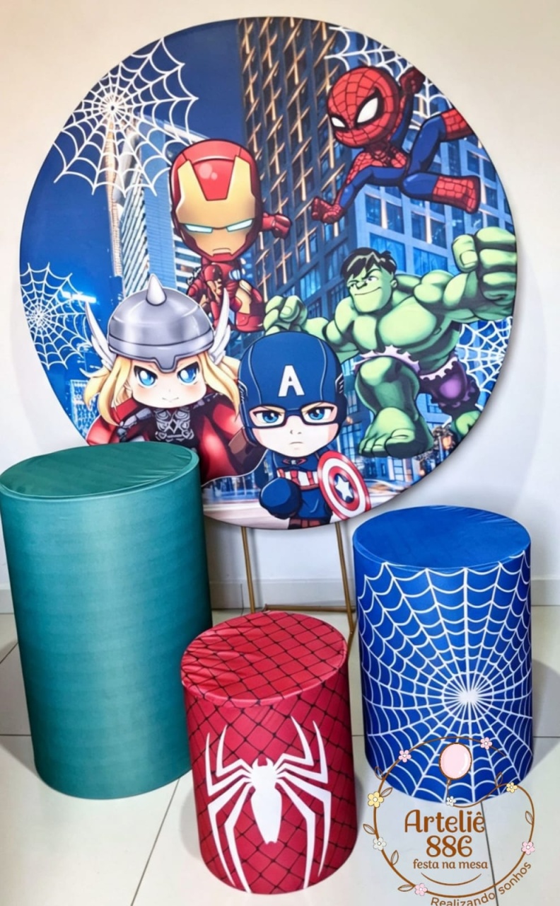 Kit Avangers Cute - ARTELIÊ886