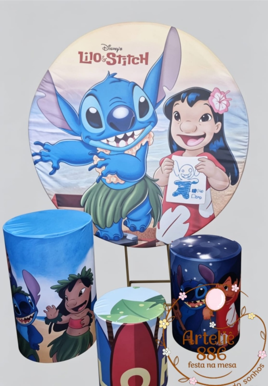 Kit Lilo Stitch Aloha 2 - ARTELIÊ886