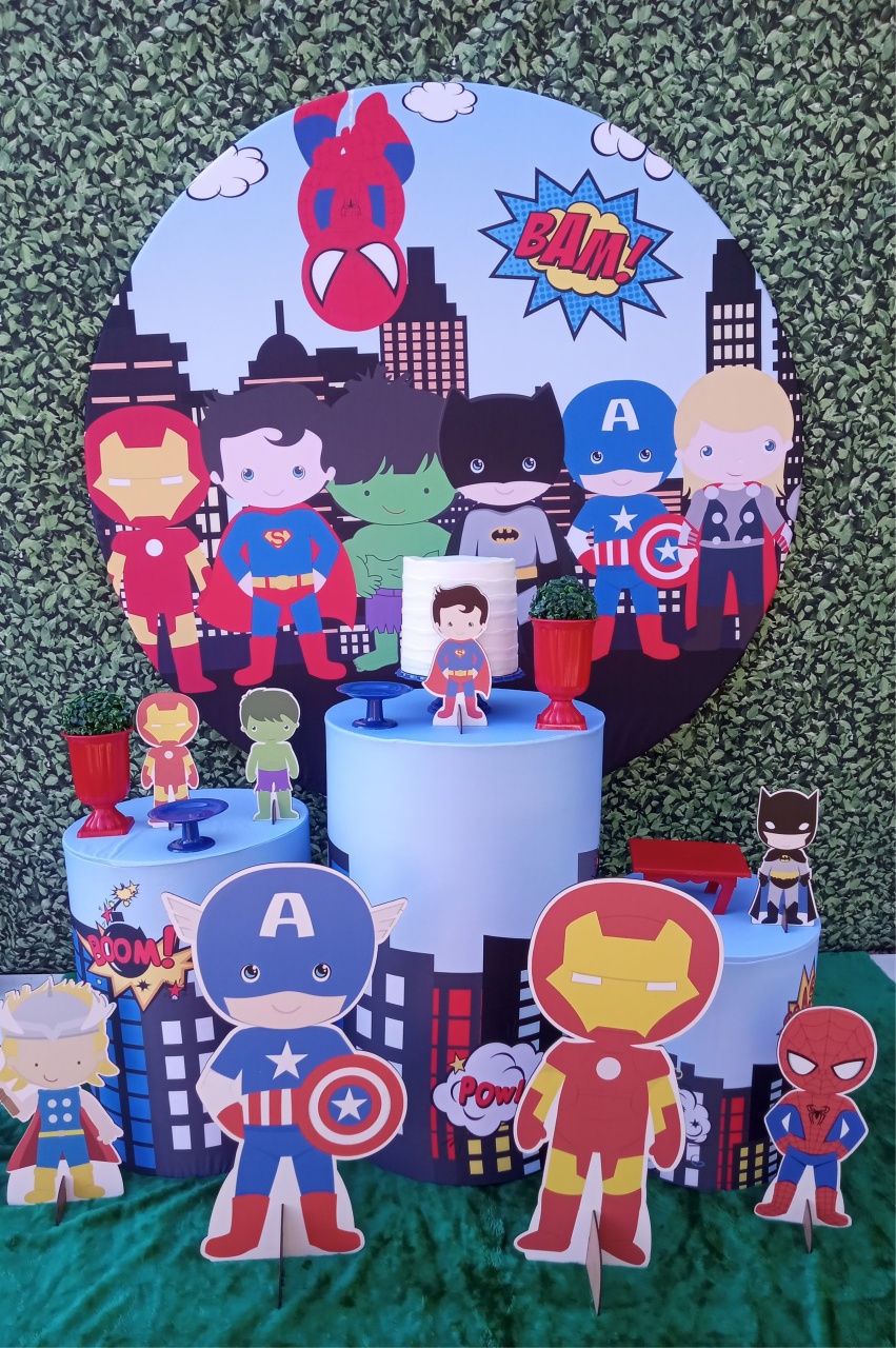Vingadores Baby Kit Mini - DecoraFácil Por Ana Pacheco
