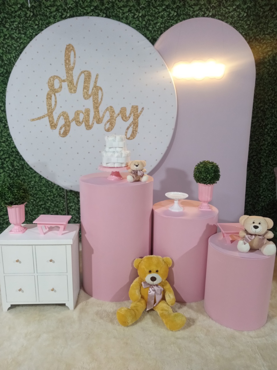 Oh Baby Rosa Kit Médio  - DecoraFácil Por Ana Pacheco