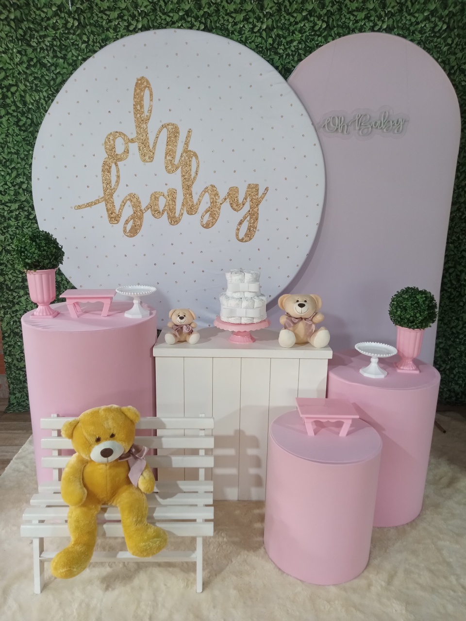 Oh Baby Rosa Kit Grande - DecoraFácil Por Ana Pacheco