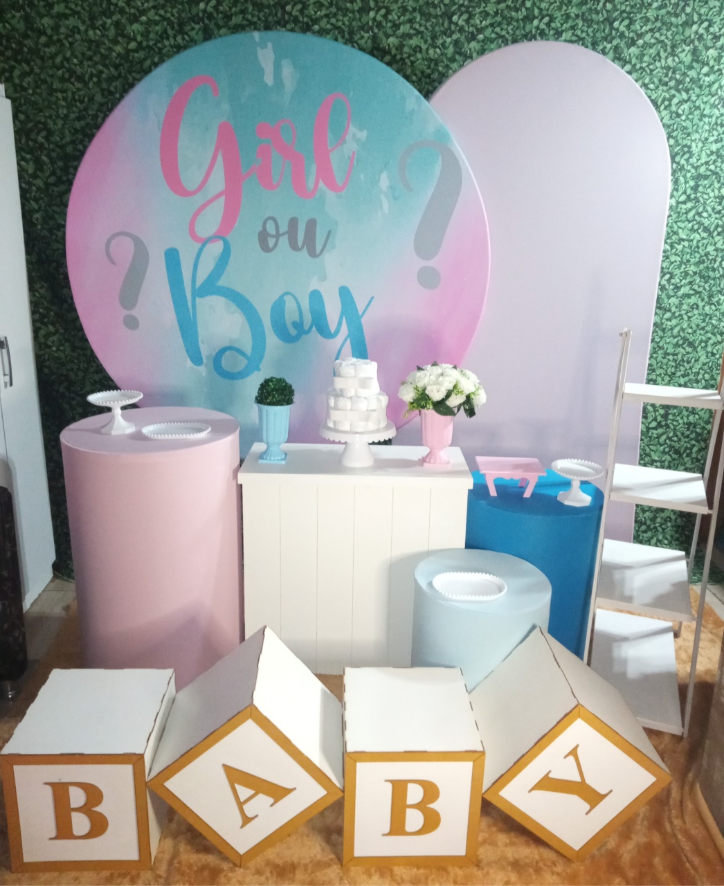 Chá Revelação Kit Grande  - DecoraFácil Por Ana Pacheco