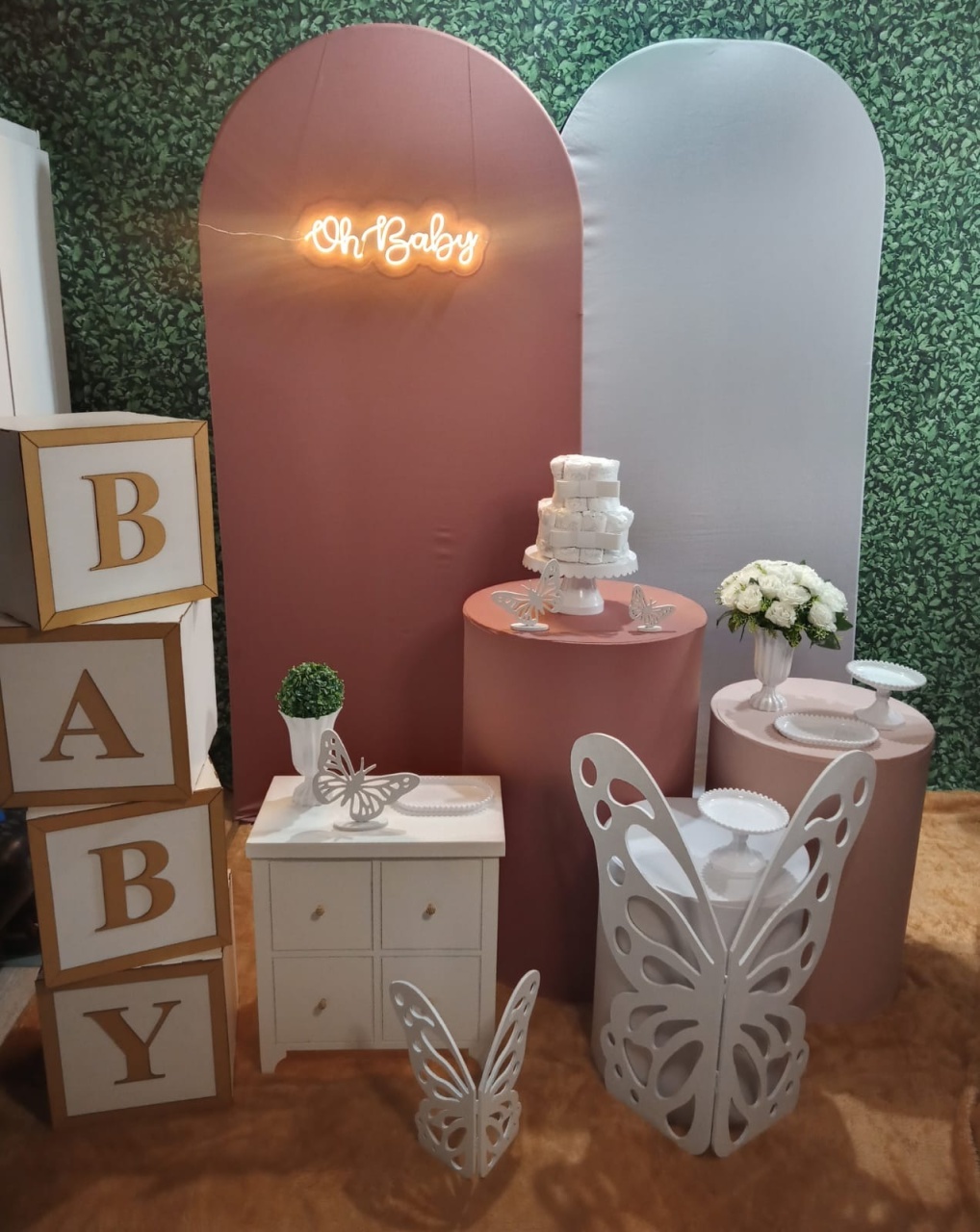 Kit Chá Rose E Branco Kit Pequeno  - DecoraFácil Por Ana Pacheco