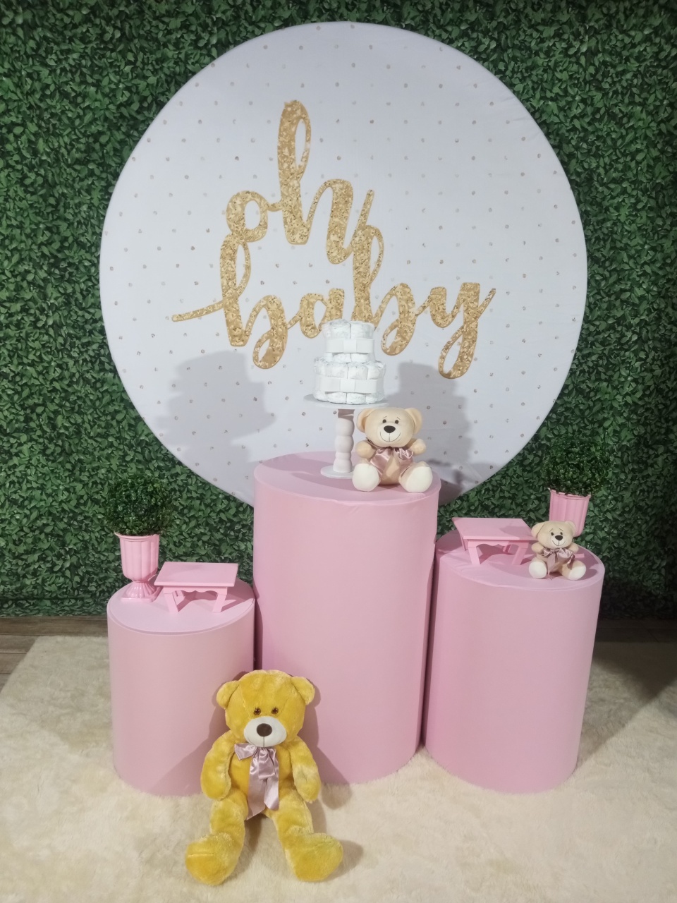 Oh Baby Rosa Kit Mini - DecoraFácil Por Ana Pacheco