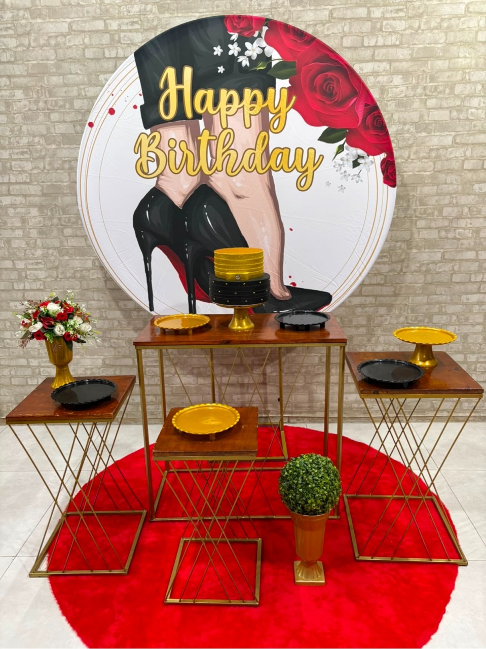 Happy Birthday Salto Kit Ouro - Iara Maria Arruda da Silva