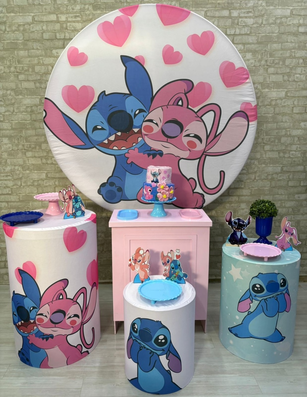 Stitch & Angel Kit Ouro   - Iara Maria Arruda da Silva