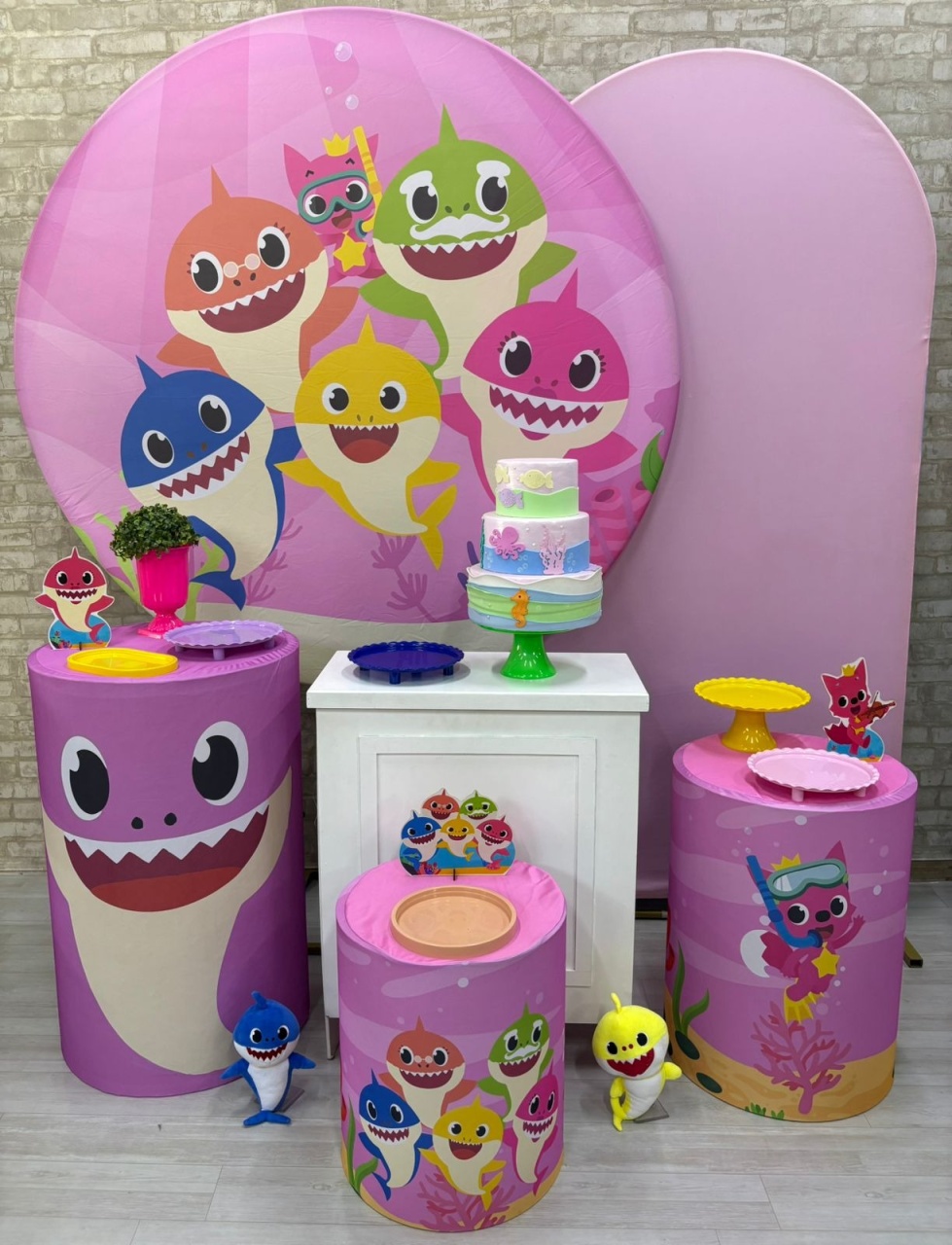 Baby Shark Menina  Kit Diamante      - Iara Maria Arruda da Silva