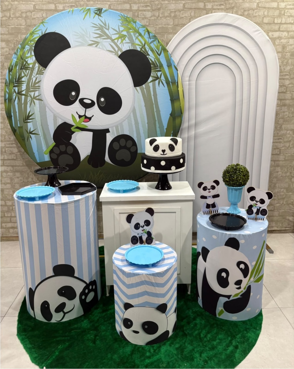 Urso Panda Menino Kit Diamante - Iara Maria Arruda da Silva