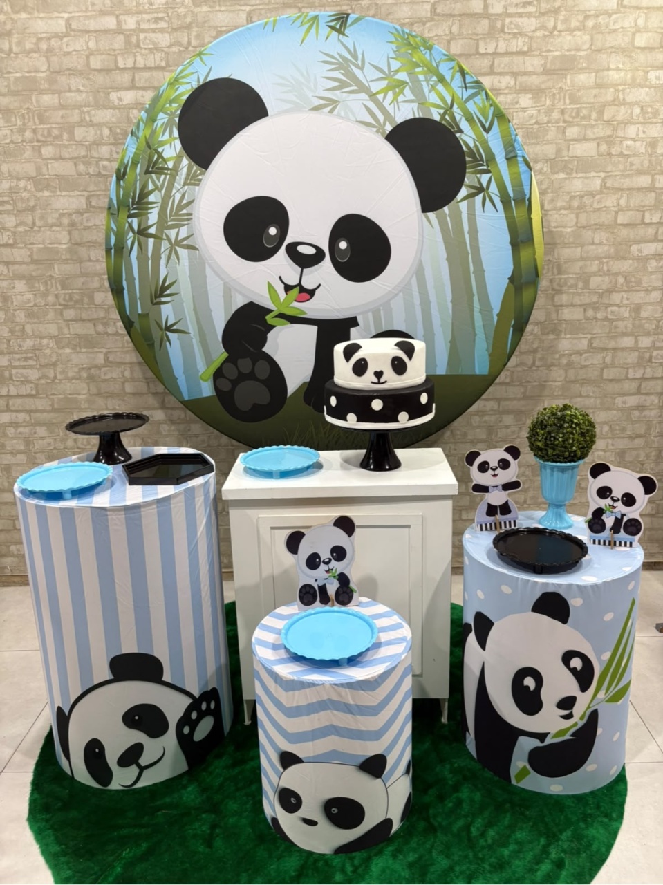 Urso Panda Menino Kit Ouro - Iara Maria Arruda da Silva