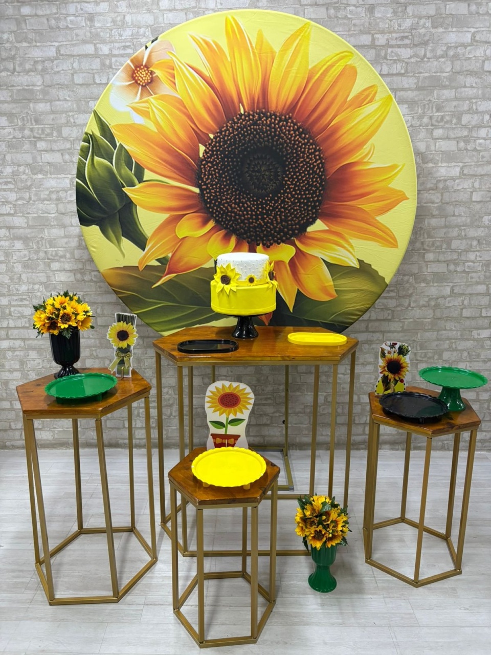Floral Girassol  Kit Ouro    - Iara Maria Arruda da Silva