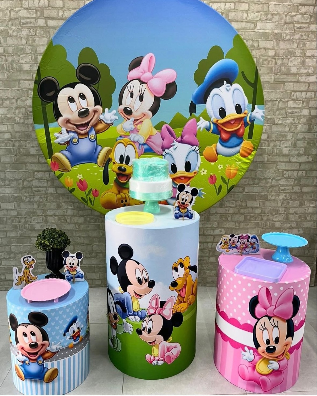 Turma Do  Mickey Baby Kit Prata       - Iara Maria Arruda da Silva