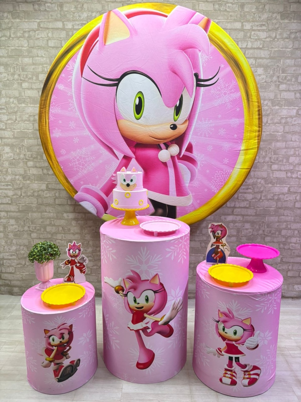 Amy Sonic Kit Prata   - Iara Maria Arruda da Silva