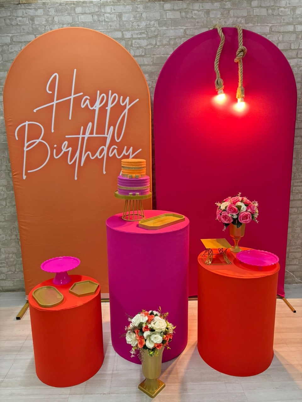Happy Birthday  Kit Ouro - Iara Maria Arruda da Silva