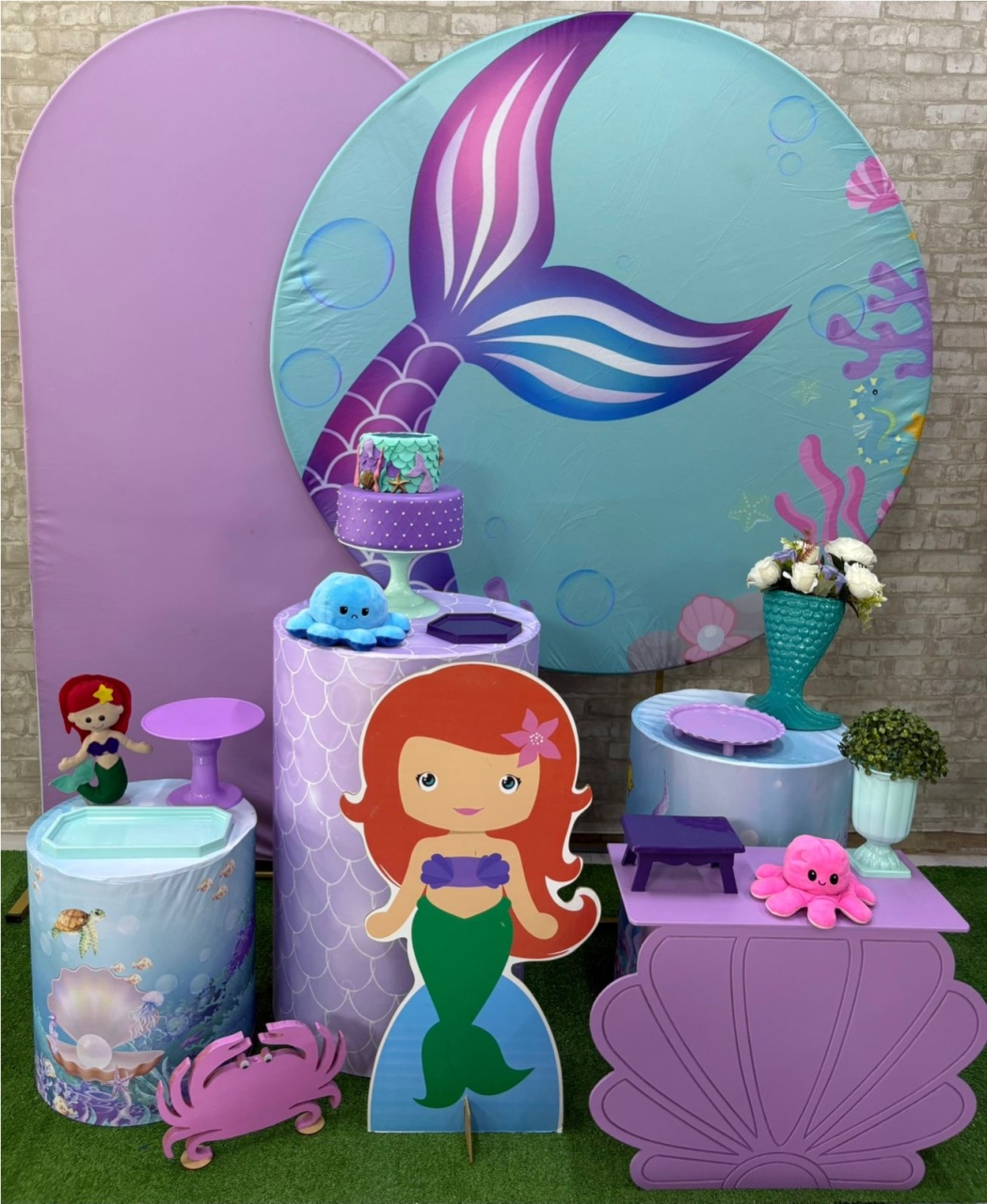 Fundo Do Mar Cauda Kit Diamante  - Iara Maria Arruda da Silva