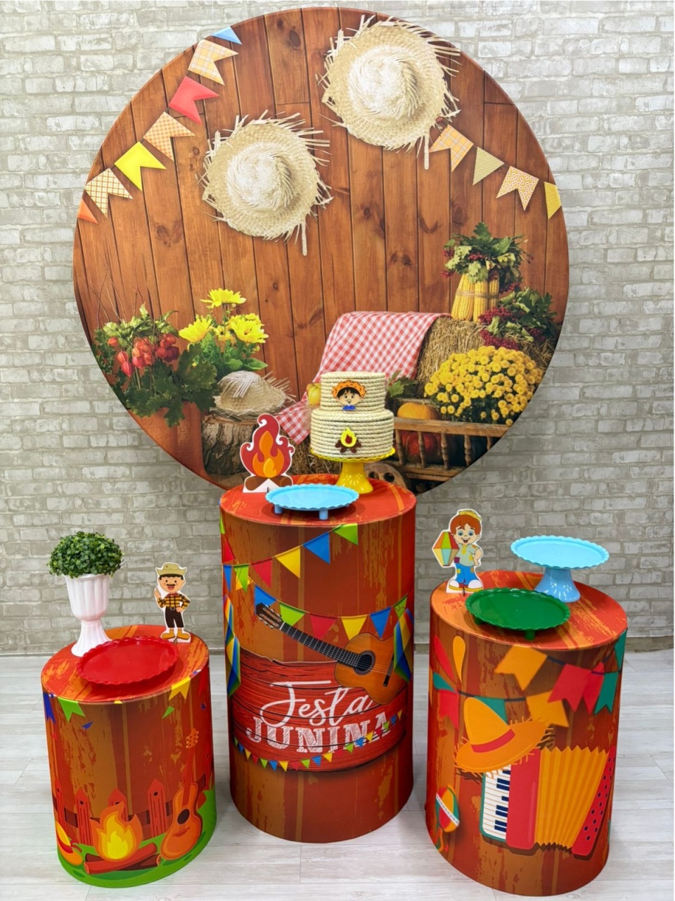 Festa Junina Kit Prata (Chapeu) - Iara Maria Arruda da Silva