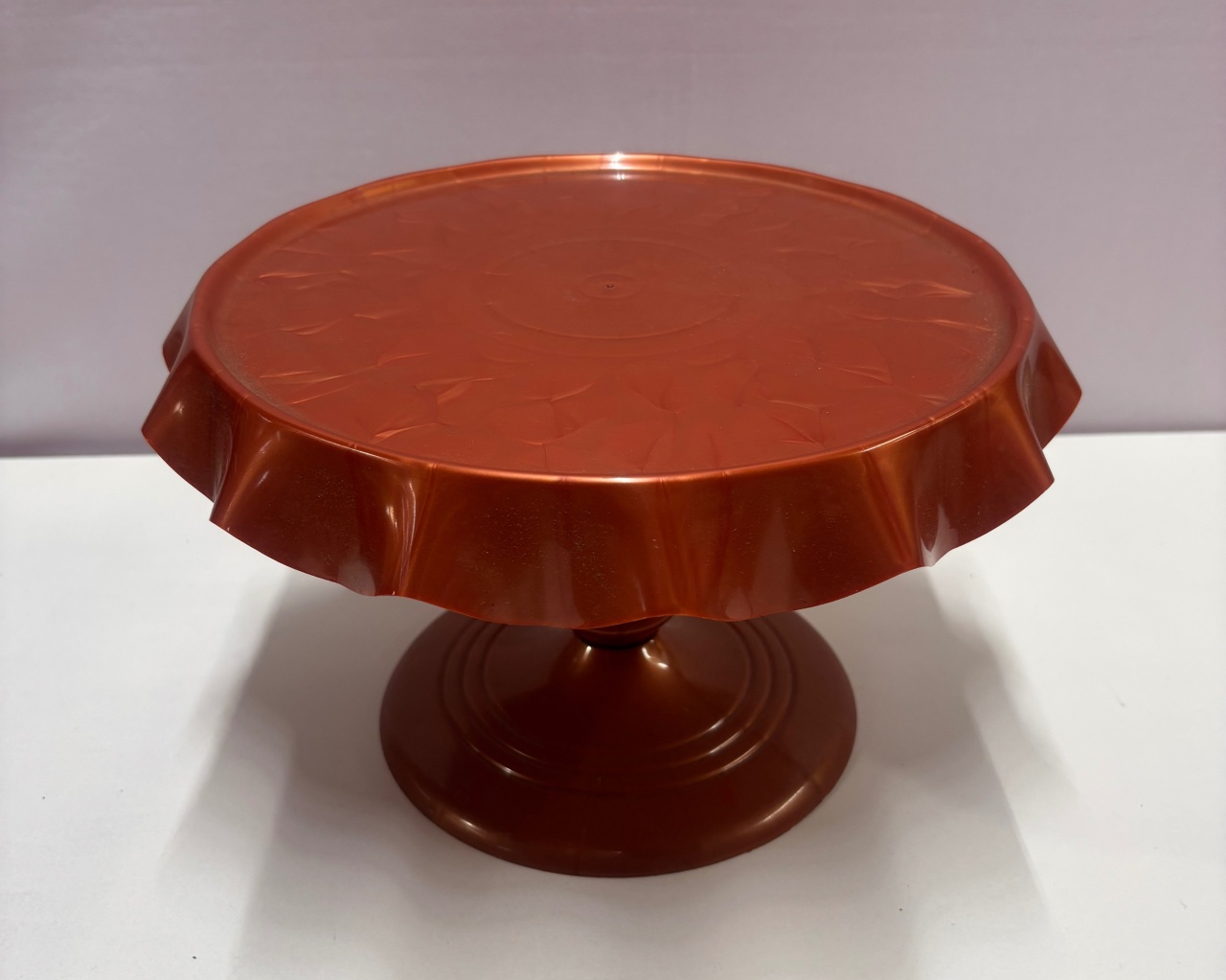 Boleira de Plastico Terracota G - Iara Maria Arruda da Silva