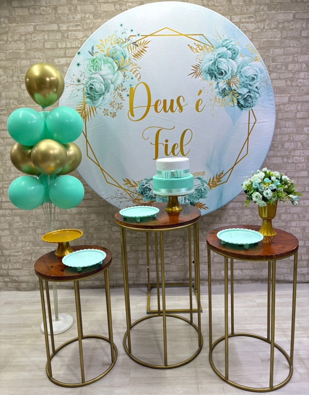 Deus É Fiel  Kit Prata     - Iara Maria Arruda da Silva