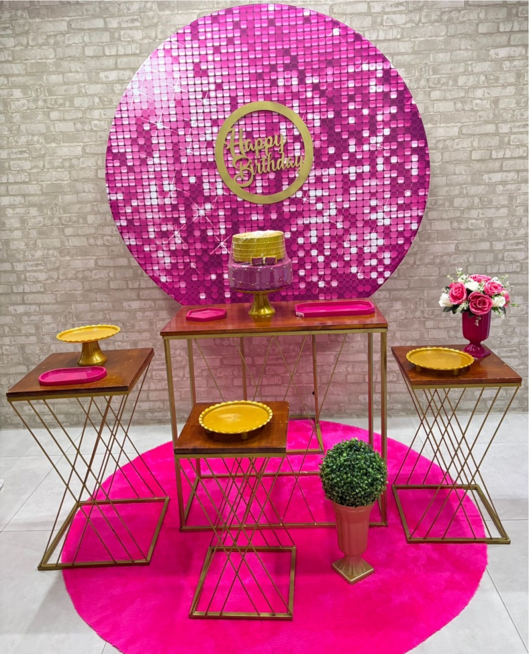 Adulto Kit Ouro Gliter Pink - Iara Maria Arruda da Silva