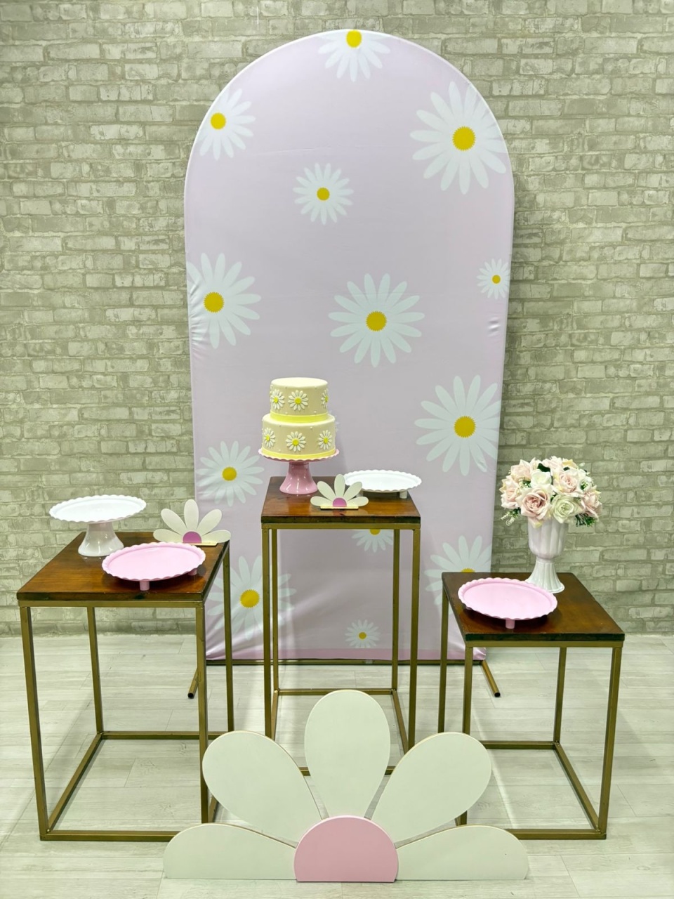 Floral Margarida  Kit Prata      - Iara Maria Arruda da Silva
