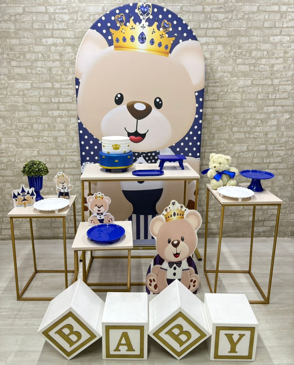Urso Coroa  Kit Ouro - Iara Maria Arruda da Silva