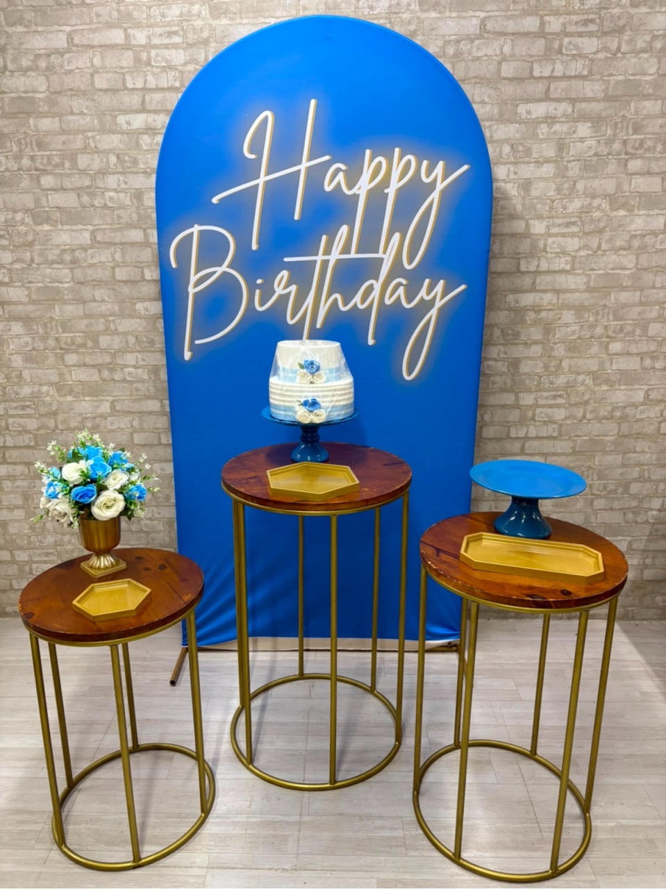 Happy Birthday Azul Kit Prata (1) - Iara Maria Arruda da Silva