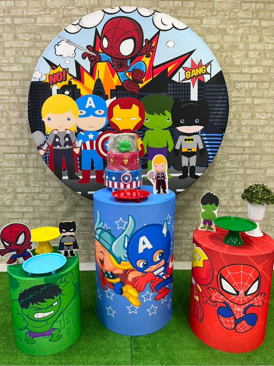 Vingadores Cute Kit Prata - Iara Maria Arruda da Silva