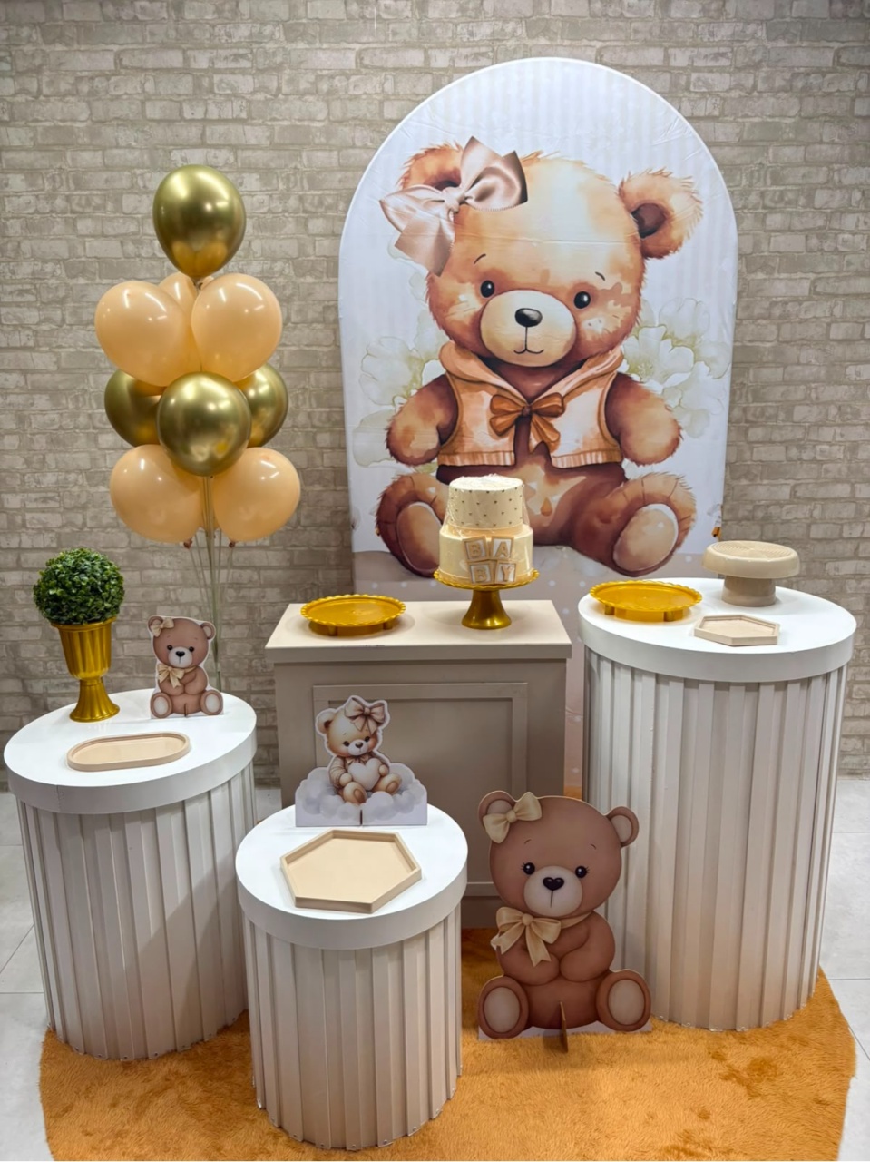 Urso Kit Ouro (3) - Iara Maria Arruda da Silva