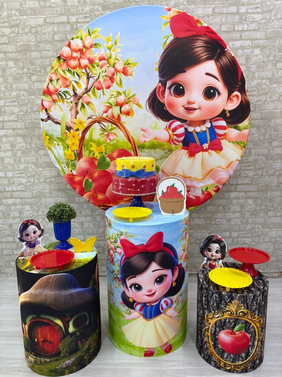 Branca de Neve Cute Kit Prata   - Iara Maria Arruda da Silva