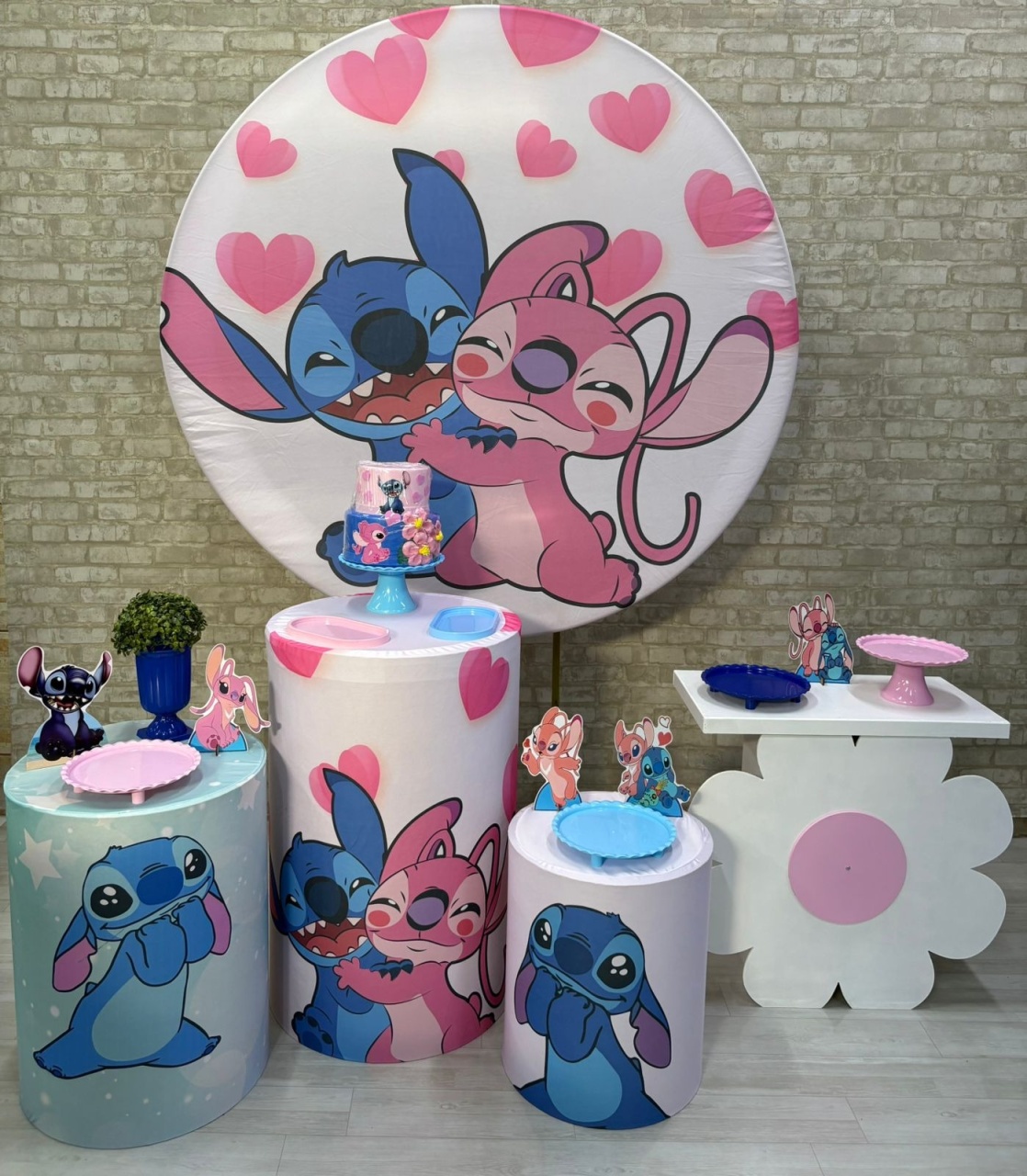 Stitch & Angel Kit Ouro   - Iara Maria Arruda da Silva