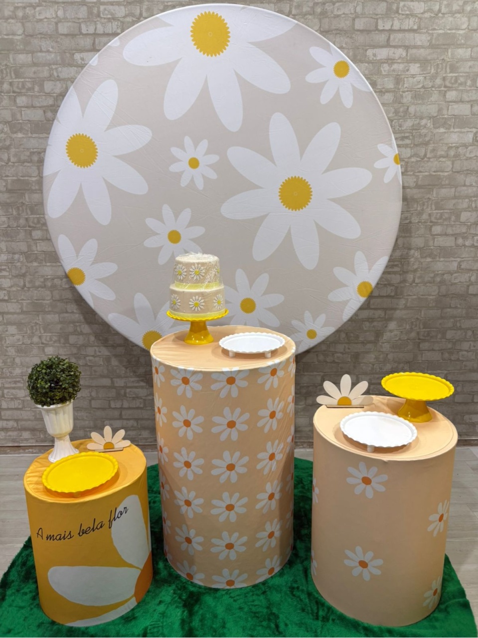 Floral Margarida Kit Prata      - Iara Maria Arruda da Silva