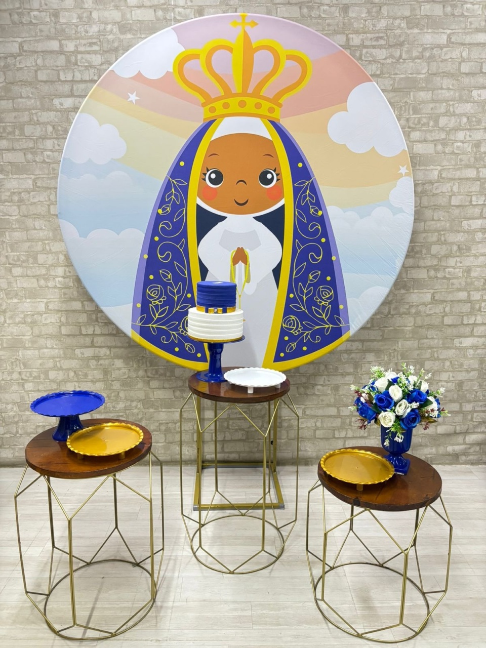 Nossa Senhora Aparecida  Kit Prata      - Iara Maria Arruda da Silva