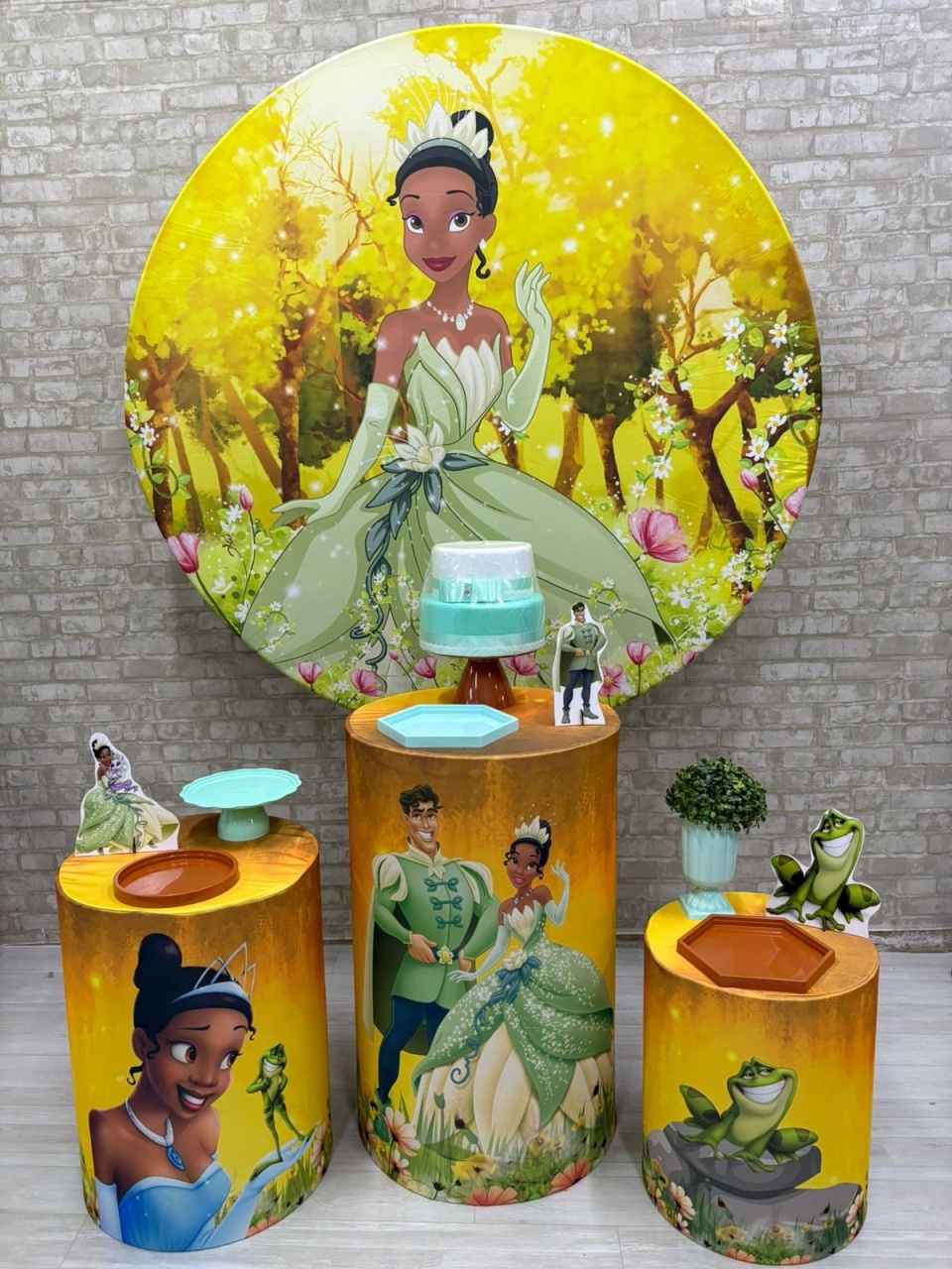 Princesa Tiana Kit Prata     - Iara Maria Arruda da Silva
