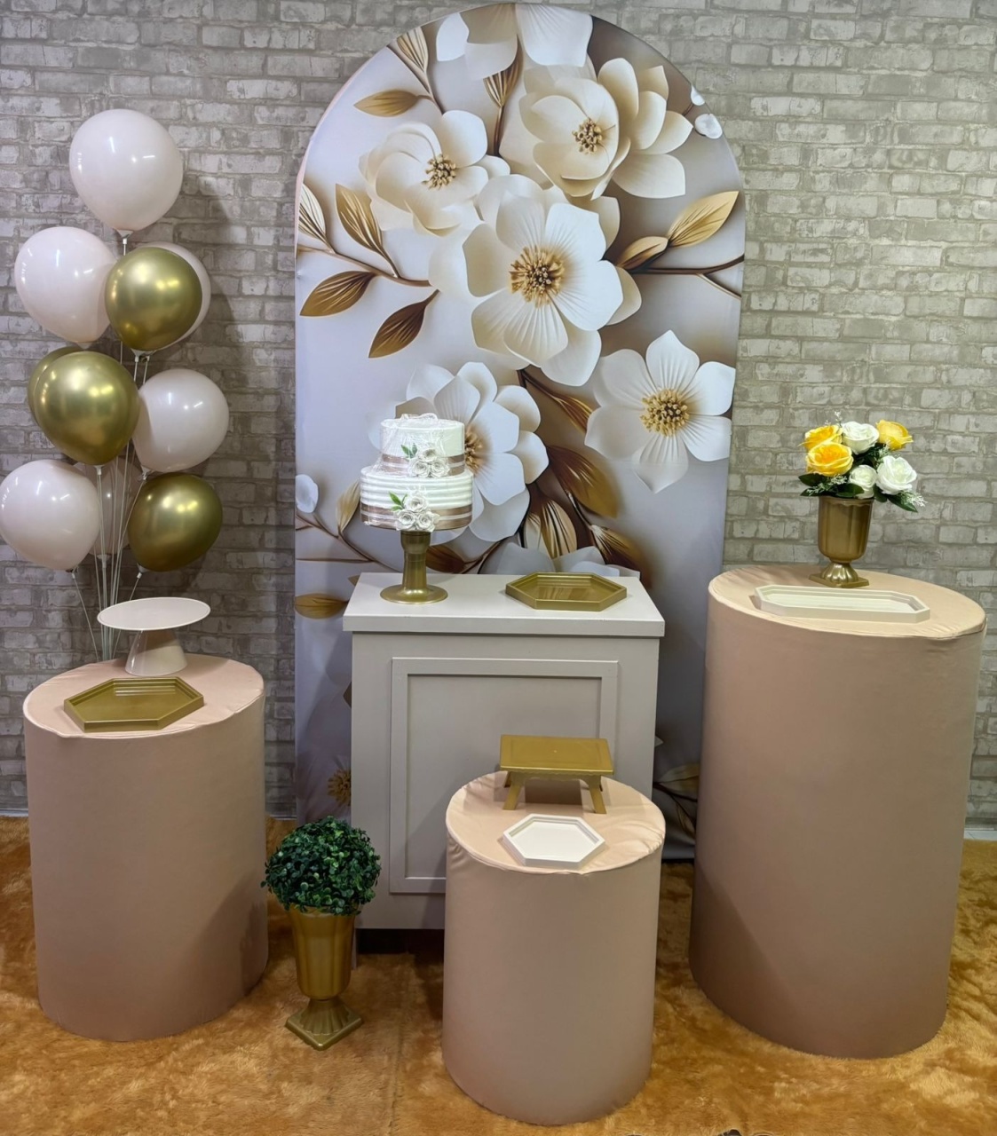 Floral  Kit Ouro - Iara Maria Arruda da Silva