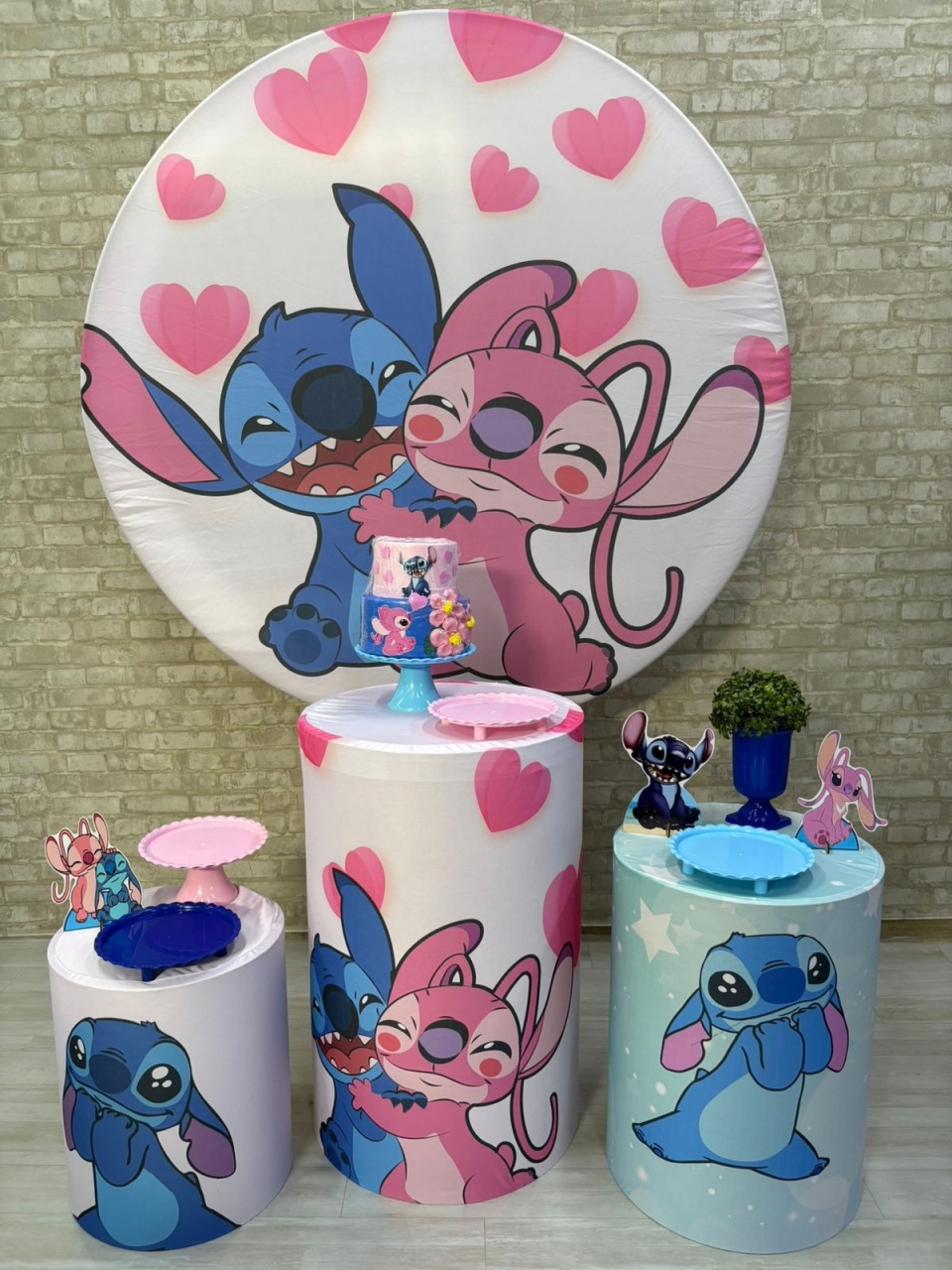Stitch & Angel Kit Prata       - Iara Maria Arruda da Silva