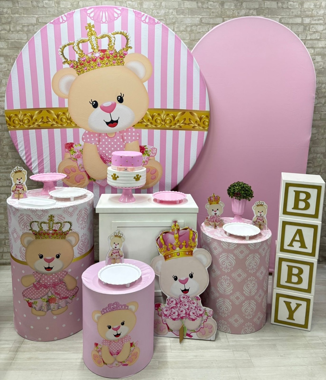 Urso Coroa  Kit Diamante  - Iara Maria Arruda da Silva