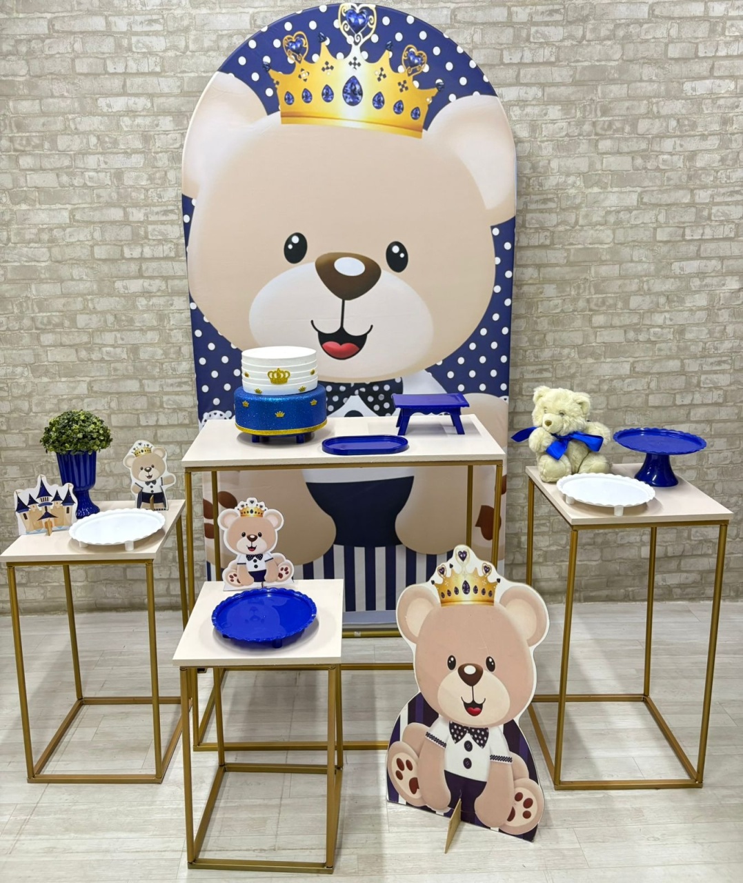Urso Coroa  Kit Ouro  - Iara Maria Arruda da Silva