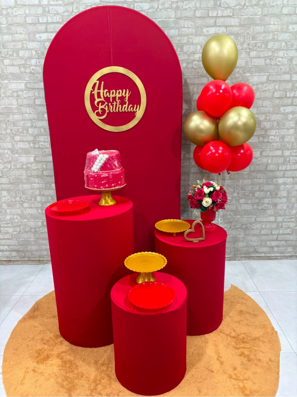 Happy Birthday Vermelho Kit Prata (1) - Iara Maria Arruda da Silva