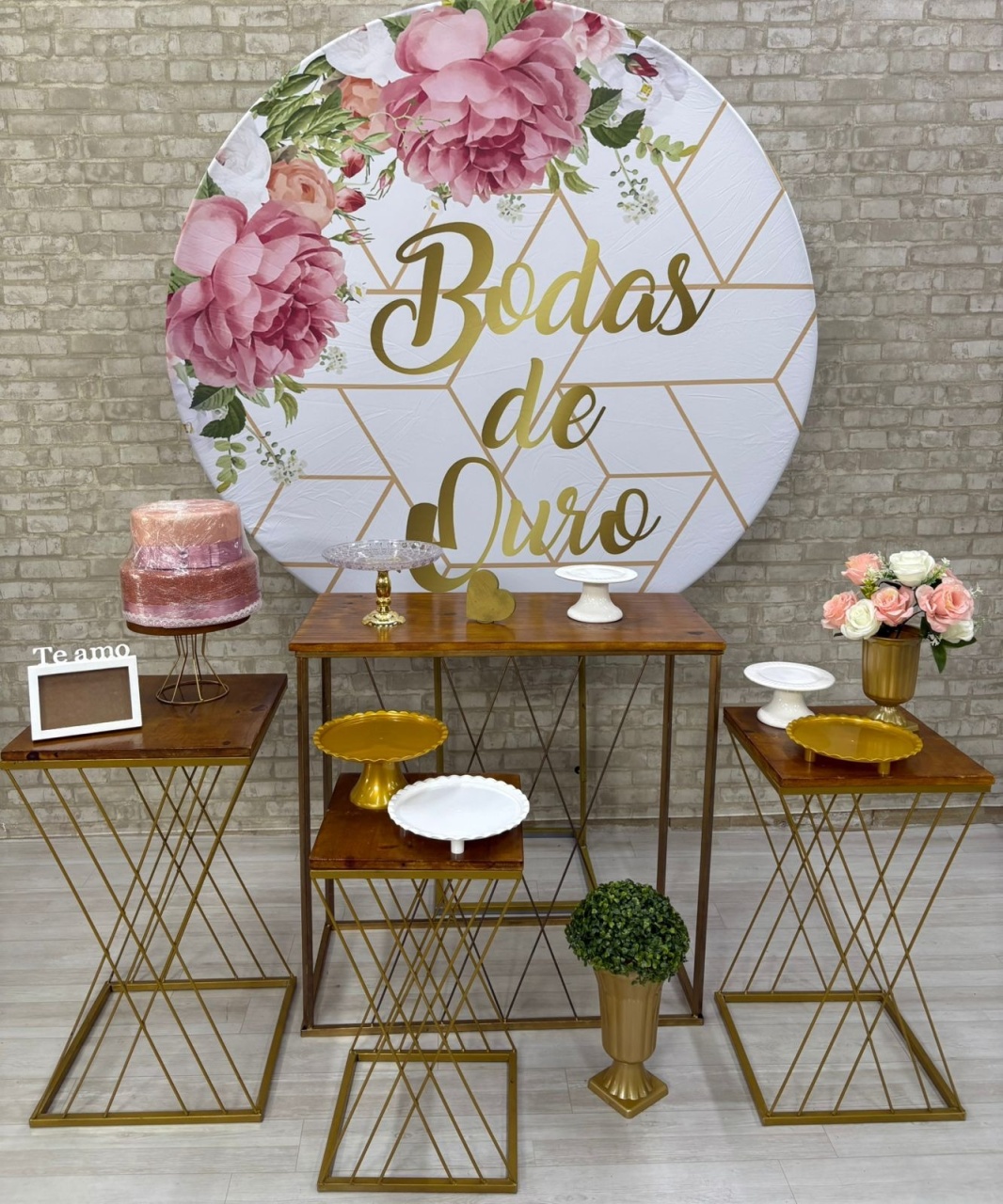 Bodas de Ouro Casamento  Kit Ouro  - Iara Maria Arruda da Silva