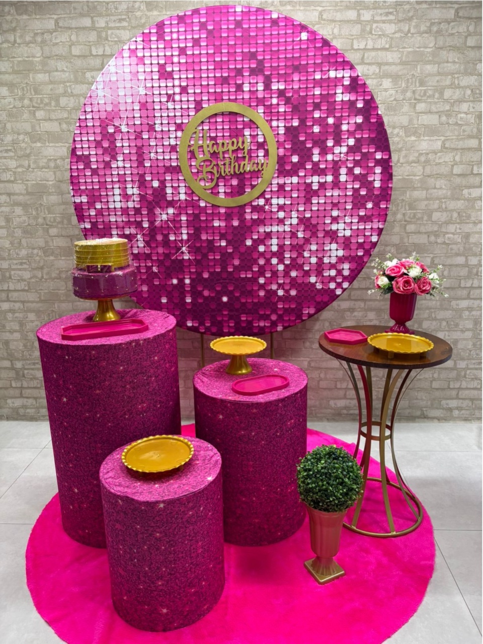 Adulto Kit Ouro Gliter Pink (1) - Iara Maria Arruda da Silva