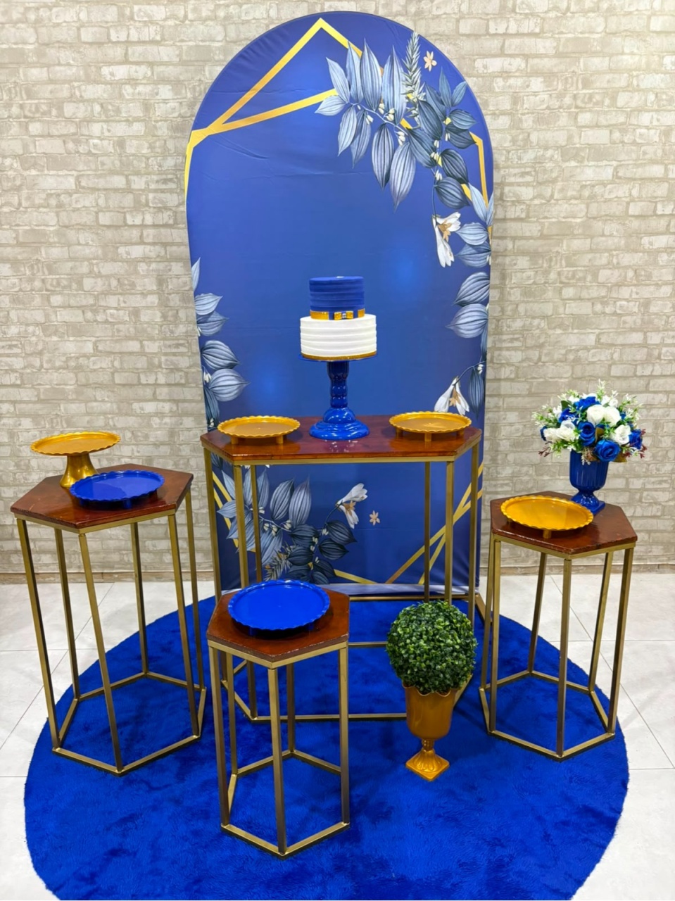 Floral Royal Kit Ouro - Iara Maria Arruda da Silva