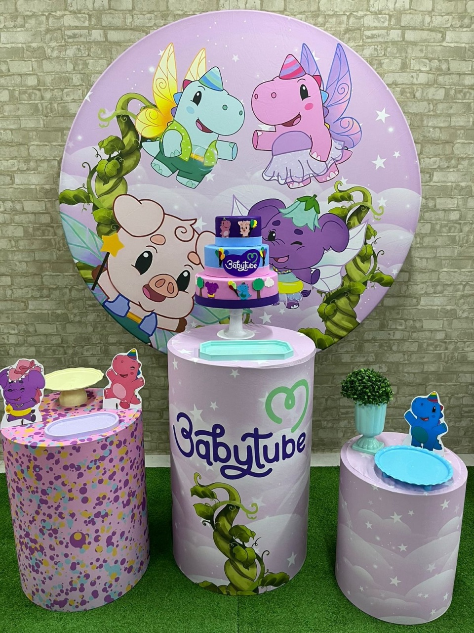 Babytube Kit Prata   - Iara Maria Arruda da Silva