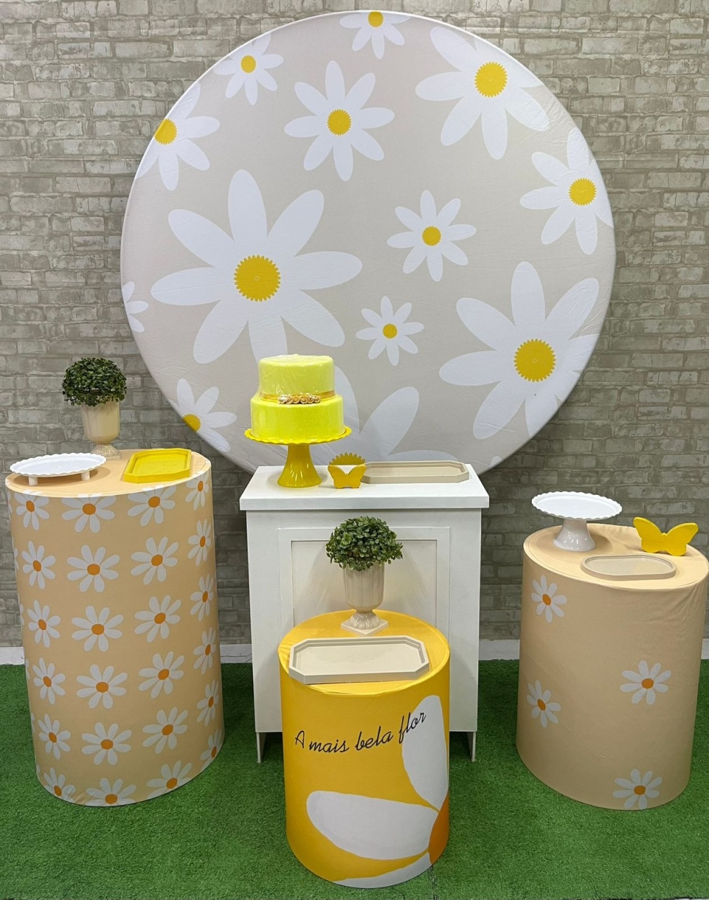 Floral Margarida  Kit Ouro      - Iara Maria Arruda da Silva