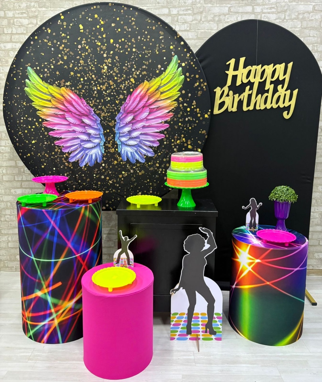Balada  Neon Asa  Kit Diamante    - Iara Maria Arruda da Silva