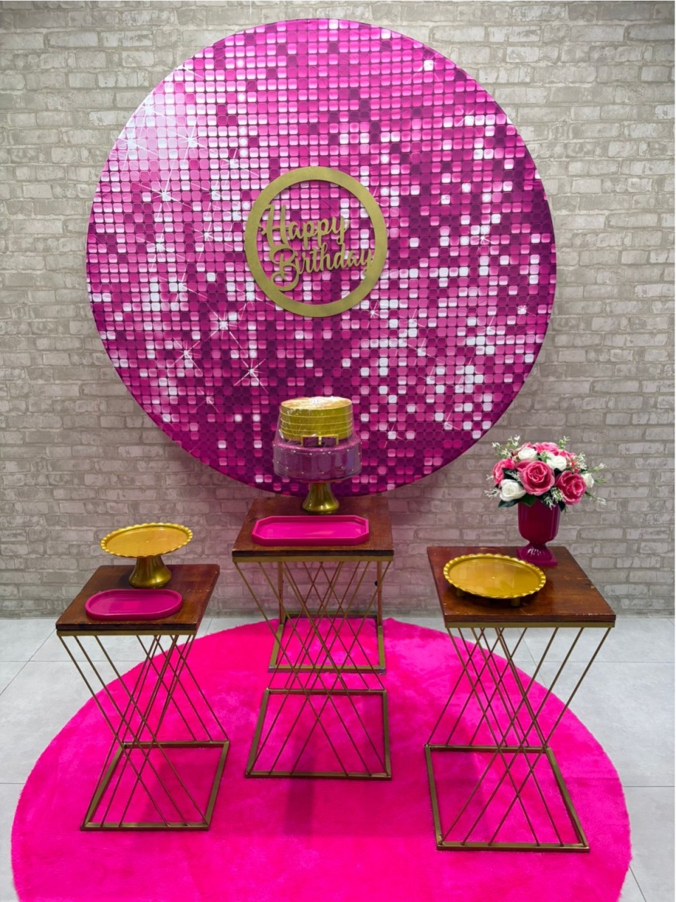 Adulto Kit Prata Gliter Pink (1) - Iara Maria Arruda da Silva