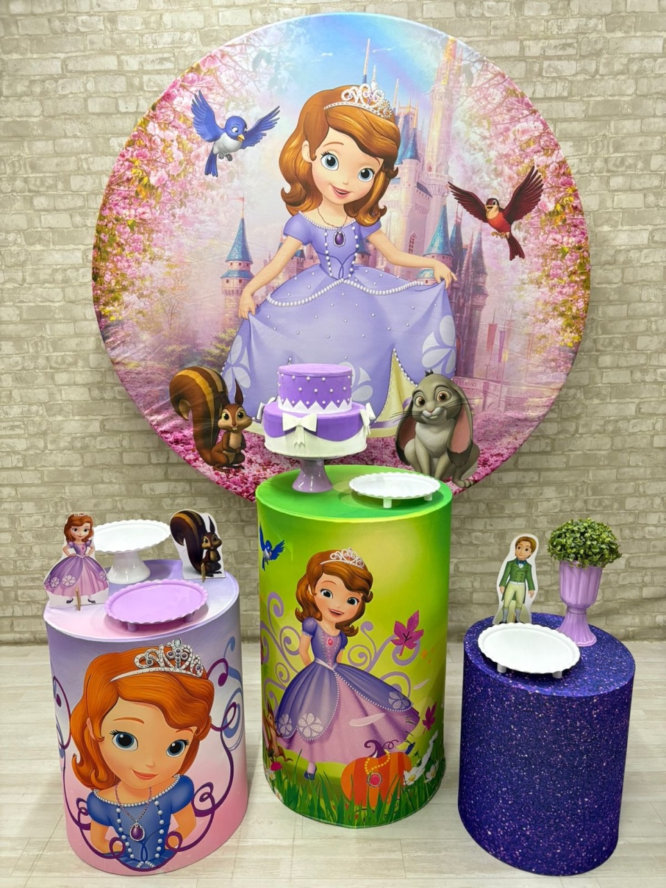 Princesa Sofia  Kit Prata       - Iara Maria Arruda da Silva