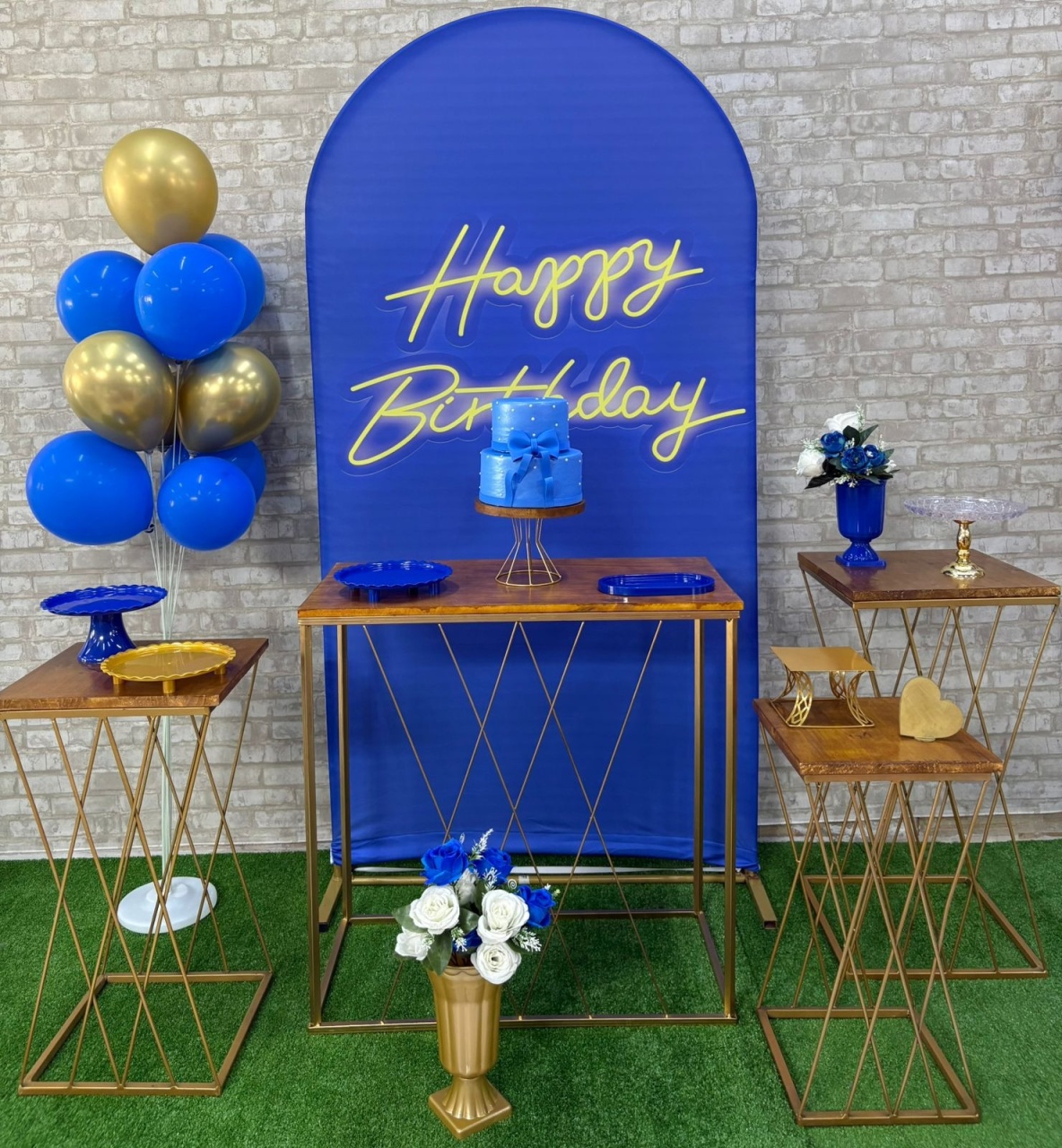 Happy Birthday  Kit Ouro   - Iara Maria Arruda da Silva